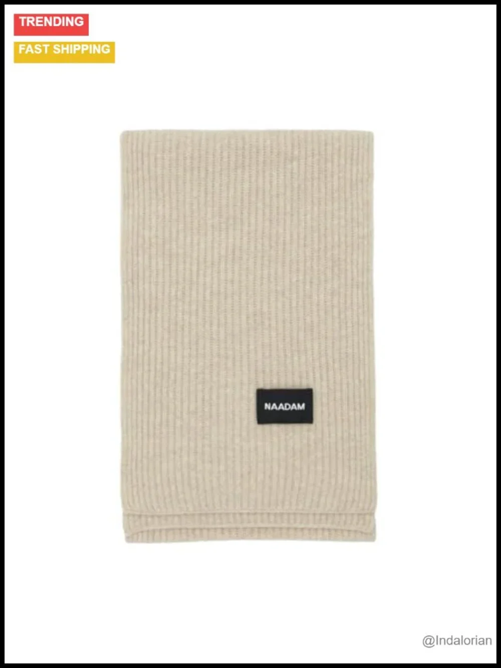 Signature Ribbed Cashmere Scarf - Premium Soft Unisex Classic